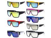Active Lifestyle Wrap Around Mirrored Full Lens Sunglasses Revo Style 9 Pack