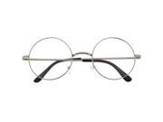 John Lennon Inspired Round Clear Lens Glasses Hippy Sunglasses Vintage Black