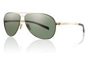 Smith Optics Ridgeway Gold Sunglasses W Polarized Gray Green Lens Sports