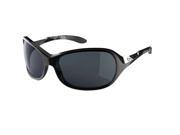 Bolle Grace Shiny Black White Sunglasses 11646 W TNS Lens Eyewear
