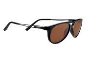 Serengeti Eyewear Sunglasses Udine 7758 Shiny Black Frame Polarized Driver Lens