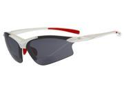 Dual Power Eyewear G5 White With Smoke Lens 1.50 Reading Glasses