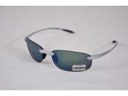 Serengeti Sunglasses Lipari 8262 Shiny Hematite Polarized PhD 555nm Blue Mirror