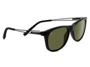 Serengeti Eyewear Sunglasses Pavia 8195 Shiny Black Polarized 555nm Lens