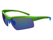 Ryders Eyewear Trio Green w Blue Frame Polarized Green Lens Sunglasses