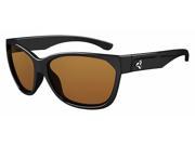 Ryders Eyewear Kat Black Gloss Frame Polarized Brown Lens Sunglasses