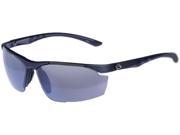 Gargoyles Assault Eyewear Sunglasses Matallic Sliver with Smoke Polarized Lens
