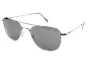 American Optical Original Pilot Wire Spatula 52 Silv TC Grey Sunglasses 30048