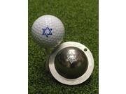 Tin Cup Star Of David Golf Ball Custom Marker Alignment Tool