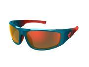 Ryders Eyewear Howler R00611G Blue w Red Frame Brown Red Mirror Lens Sunglasses