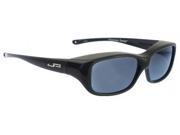 Jonathan Paul Fitovers Medium Queeda Eternal Black Polarized Gray Sunglasses