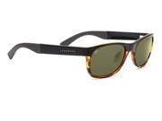 Serengeti Eyewear Sunglasses Piero 7640 Satin Black Shiny Tortoise 555NM Lens