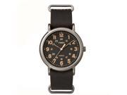 Timex Weekender Oversized 40mm Brown Leather Quartz Analog Watch