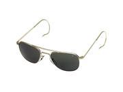 American Optical Original Pilot Comf Cable 52mm Gold TC Grey Sunglasses