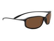 Serengeti Eyewear Sunglasses Sestriere 8107 Satin Black Polarized PhD Drivers