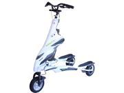 Trikke Pon e Electric Scooter 48V Deluxe White With Battery