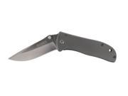 CRKT Drifter Large 3.2 Drop Point Pl Blade Stainless Steel Handle 6451S
