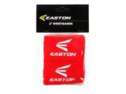 Easton 2014 2 Embroidered Wrist Band Red White A162402RDWH