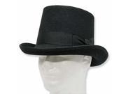 BUTTON VICTORIAN Mad Hatter Tall Top Hat Wool Felt Dress 6 7 8