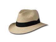 New FEDORA SAFARI Panama Hat NATURAL STRAW Size 7 1 8