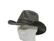 INDY OUTBACK Cotton All Weather leather BROWN Hat 7 1 8