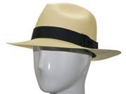 CARTER FEDORA Panama Hat Natural Straw Stylish 6 7 8
