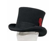 SEBASTIAN VICTORIAN Mad Hatter Tall Top Hat Wool Felt Classic 6 7 8