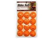 12 Pack Trend Sports Heater Slider Soft Lite Balls Orange SLB10