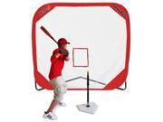 Heater Sports Spring Away Baseball Batting Practice Tee and 7x7 Pop Up Net SA99