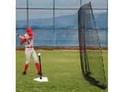 Heater Sports Spring Away Baseball Batting Practice Tee and Big Play Net SA69