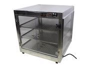 Heatmax Commercial Countertop Food Warmer Display Case With Water Tray 24x24x24