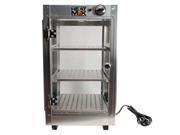 HeatMax Commercial 14 x 14 x 24 Countertop Food Pizza Pastry Warmer Display Case