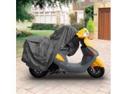 Travel Storage Superior Motorcycle Bike Cover Fits Up To 80 Length Gray