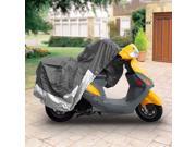 Travel Storage Superior Motorcycle Bike Cover Fits Up To 80 Length Gray Silver