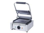 AdCraft Stainless Steel Flat Plate Panini Grill SG 811EF