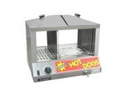 AdCraft Stainless Steel Hot Dog Steamer Display Case Warmer HDS 1200W