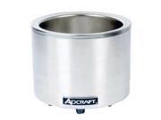 AdCraft Stainless Steel 7 11 Quart Round Warmer Cooker FW 1200WR