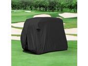 Durable Two Person Golf Cart Cover Black GCC F98 B