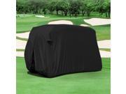 Durable Four Person Golf Cart Cover Black GCC F22 B
