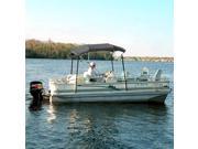 4 Bow Bimini Top Boat Cover 79 84 Gray Pontoon Fishing 8 Foot Deck