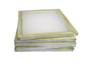 6 Aluminum Silk Screen Printing Press Screens 110 Frame Mesh 18 x 20