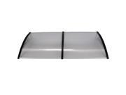 39 x 118 Plastic Frame Patio Door Window Awning Canopy Clear Polycarbonate