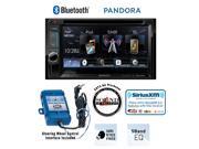 Kenwood DDX372BT In Dash Double Din 6.2 DVD Receiver with PAC SWI RC Steering Wheel Control Interface Adapter and a FREE SOTS Air Freshener
