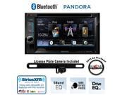 Kenwood DDX372BT 6.2 DVD Receiver with Built in Bluetooth License Plate Rear Backup Camera and a FREE SOTS Air Freshener