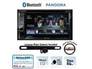 Kenwood DDX392 6.2 DVD Receiver with Built in Bluetooth TE BPC License Frame Backup Camera and a FREE SOTS Air Freshener