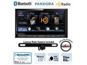 Kenwood DDX672BH In Dash Double Din 6.95 DVD Receiver with Built in Bluetooth License Plate Frame Backup Camera TE BPC and a FREE SOTS Air Freshener