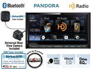 Kenwood DDX672BH 6.95 In Dash Double Din DVD Receiver with Built in Bluetooth HD Radio CMOS 220 Backup Camera with SiriusXM Tuner and Antenna and a FREE SOTS