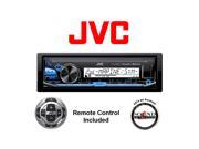 JVC KD X33MBS Digital Media Receiver w RM RK62M Wired Marine Remote and a Free SOTS Air Freshener.