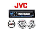 JVC KD X33MBS Digital Media Receiver w CS DR6201MW 6.5 Marine Speakers and a Free SOTS Air Freshener
