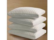 350T Damask Stripe Cotton Cover Optima Loft Down Alt Jumbo Pillow 4 Pack